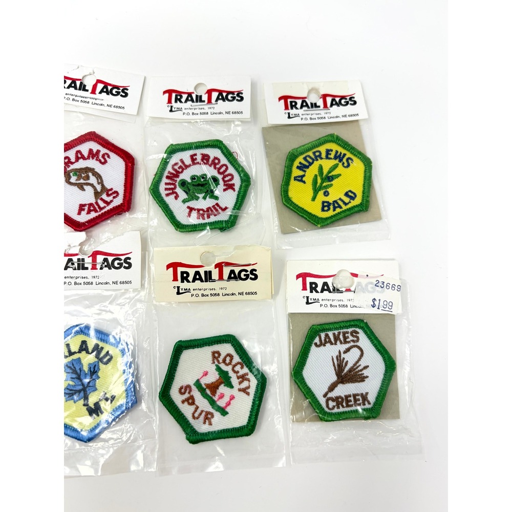 Vintage Trail Tags Great Smoky Mountains National Park Patches + More Lot of 10 - Picture 4 of 5